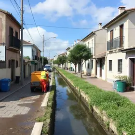 limpeza de canal