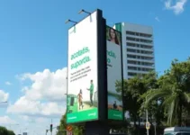 retirada de outdoor